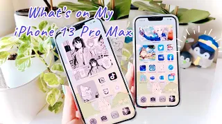 What's On My iPhone 13 Pro Max! Aesthetic Customization & Useful, fun Apps!
