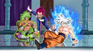GOKU VEGETA AND BROLY LOCKED IN THE TIME CHAMBER FOR MILLENNIA AND BETRAYED | FULL MOVIE 2024