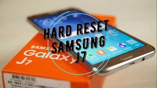 samsung J7 hard reset, сброс на заводские настройки