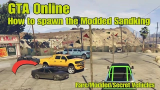 GTA Online Modded Sandking Spawn Location + How to spawn Modded Sandkings