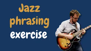 Can you complete this fun but challenging jazz phrasing exercise?