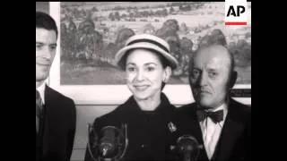 MARGOT FONTEYN ARRIVES IN AUSTRALIA - SOUND