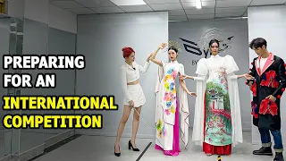 Face of Asia ep 2 | Guide to catwalk with Ao Dai costume for the Vietnamese representatives