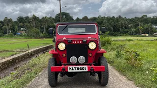 Jeep-1966 Model- First Registration series of Kerala State... KLT