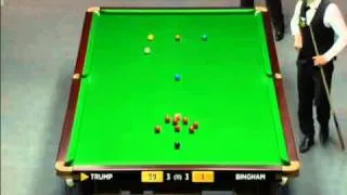 Judd Trump second century vs Stuart Bingham. Masters 2012