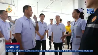 Minister Somsak Visits Hospital in Uttaradit Following Storm Damage