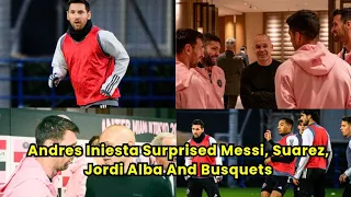 Andres Iniesta Surprised Messi During Inter Miami Training Session in Japan