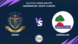Championship Week, Match 20 - BEV vs SAF | Highlights | European Cricket League 2023 | ECL23.104