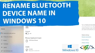 How to Rename Bluetooth Device Name in Windows 10 | Change Bluetooth Devices Name