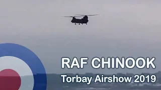 RAF Chinook Display - Torbay Airshow 2019 - Sunday