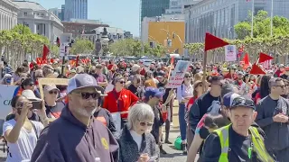 Hundreds march in S.F. May Day rally