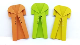 Origami Coat instructions - How to make a Paper Coat