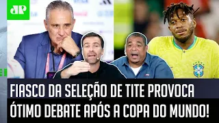 "AÍ NÃO DÁ! Nós VIMOS a IMPRENSA VANGLORIANDO o Tite por causa de..." OLHA esse DEBATE sobre Seleção