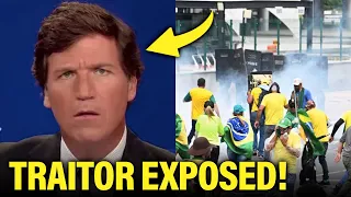 Tucker Carlson DISGUSTINGLY Cheers on Brazil CHAOS