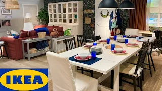 IKEA FURNITURE SHOP WITH ME SOFAS ARMCHAIRS DINING TABLES BEDS DECOR SHOPPING STORE WALK THROUGH