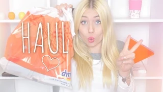 dm HAUL & XXL Verlosung ♥ BibisBeautyPalace