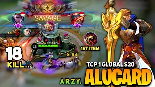 SAVAGE! Alucard War Axe Best Build [Former Top 1 Global Alucard] By A R Z Y. - Mobile Legend