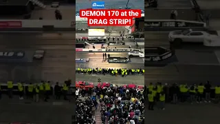 Dodge Demon 170 at the drag strip…0-60 in 1.66 seconds!