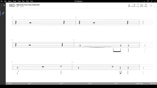 Shine On You Crazy Diamond (Pink Floyd ),Tablatura e base Senza Basso - Backing bass track - NO BASS