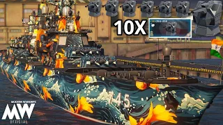 RF Moscow - After rebalance 10x OSU-35K - deadly anti aircraft - Modern Warships