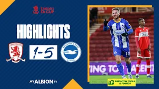 FA Cup Highlights: Middlesbrough 1 Albion 5