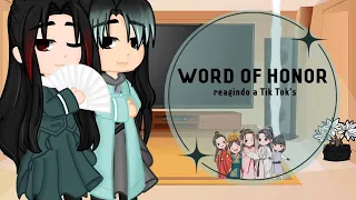 Word Of Honor reagindo a Tik Tok's 🇧🇷||Lan Yuna__