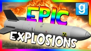 EPIC BOMB TESTING!!! | Nukes, Bombs, and Missiles (Garry's Mod Sandbox)