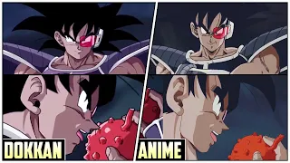 LR STR Turles DOKKAN VS ANIME COMPARISON