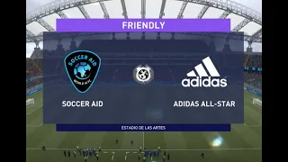 FIFA 21 HD GAMEPLAY - SOCCER AID VS ADIDAS ALL STAR FULL MATCH - FIFA 21 ICONS