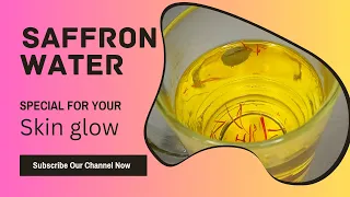 Saffron water for skin and health | Weight loss | saffron water for thyroid #shorts #asmr