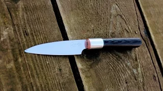 Knifemaking ~ Making a simple little sawblade knife