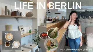 life in berlin | learning german, cafes, starting my new job and corporate girlie life
