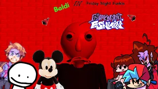 Baldi In Friday Night Funkin - Baldi's Basics Mod
