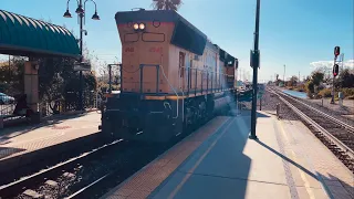 UP SD70M long hood forward through Montebello ￼