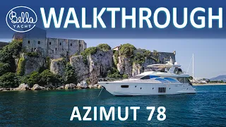 AZIMUT YACHT 78 Flybridge (2013) luxury Italian motor yacht, best of Italian design !