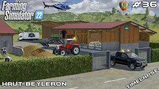 Building a SHED and FENCE around FARM | Animals on Haut-Beyleron | Farming Simulator 22 | Episode 36