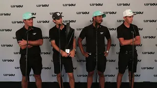 Torque GC Sunday TEAM WINNERS Press Conference 2023 LIV Golf Orlando · Round 3