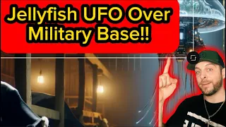 Jellyfish UFO caught on Thermal camera over US base in Iraq!! #fyp #nightgod #jellyfishufo