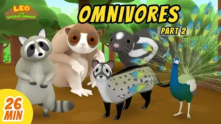Omnivores Minisode Compilation (Part 2/3) - Leo the Wildlife Ranger | Animation | For Kids | Family