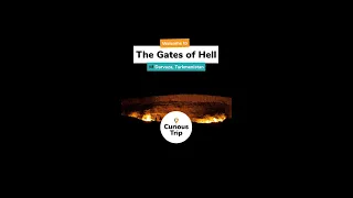 🇹🇲 The Gates of Hell, Turkmenistan - It's Still Burning 50 Years Later! #Shorts