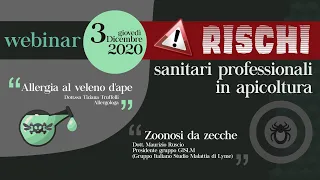 Rischi sanitari professionali in apicoltura "Allergia al veleno d'ape" - Webinar ALPA Miele