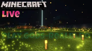 🔴[LIVE] Un nou Server de Minecraft in curand - play.gods-realm.ro...!!!