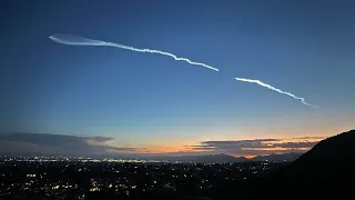 3/18/24 Spacex Launch as seen from Granada Hills Ca!