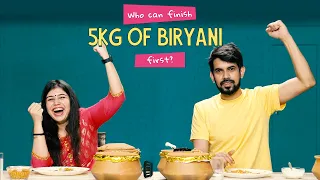 Who Can Finish 5KG of Biryani First? | Ok Tested