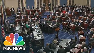 President Donald Trump Acquitted By Senate On Both Articles Of Impeachment | NBC Nightly News