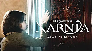 The Chronicles of Narnia 🦁 ASMR Ambience & Soft Music ◈ Rain & Snow Sounds ◈ Into the Wardrobe