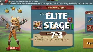 Lords mobile Elite stage 7-3 f2p|The hunt begins Elite stage 7-3 f2p