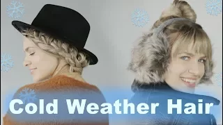 Quick Hairstyles for Hats, Scarves, and Cold Weather ❄ - KayleyMelissa
