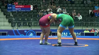 1/4 WW - 76 kg: R. VOVCHAK (UKR) v. B. NAGY (HUN)