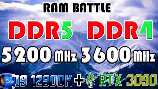 DDR5 5200MHz vs DDR4 3600MHz RAM - PC GAMEPLAY TESTED